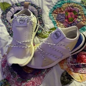 Adidas NMD R1 white and blue size 7.5